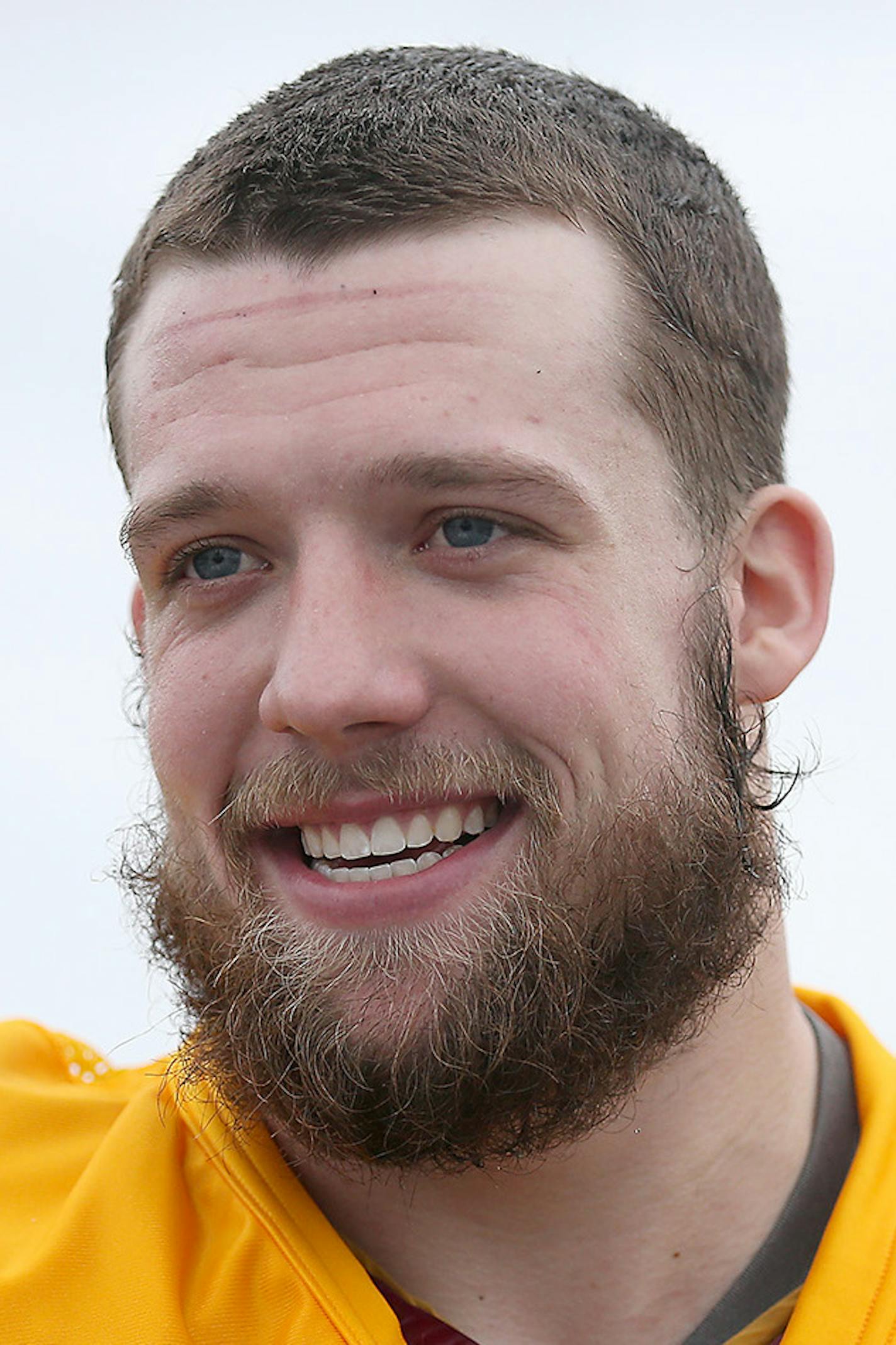 Minnesota's quarterback Mitch Leidner spoke to the press after practice at Freedom High School, Friday, December 26, 2014 in Orlando, FL. ] (ELIZABETH FLORES/STAR TRIBUNE) ELIZABETH FLORES &#x2022; eflores@startribune.com