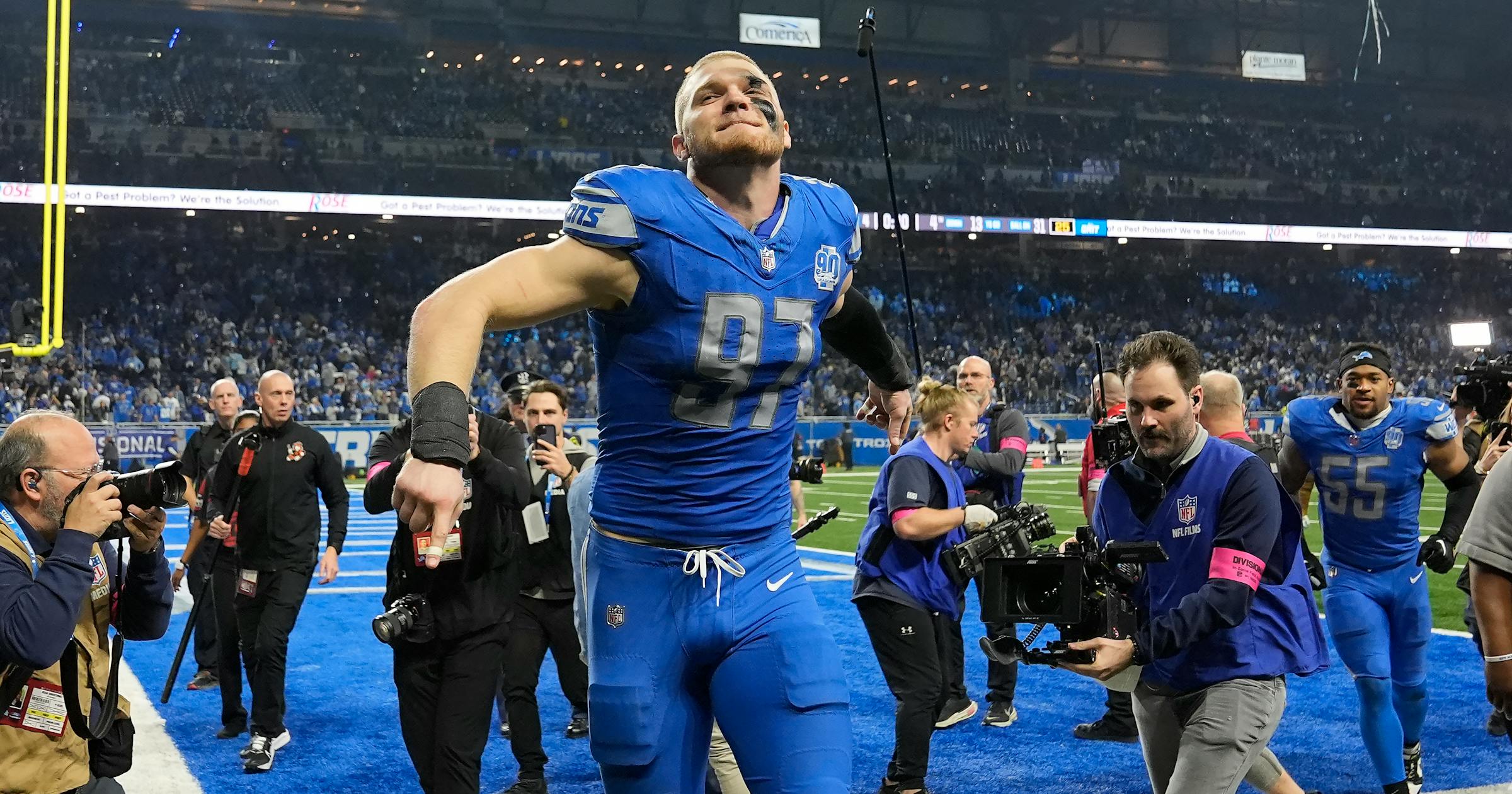 Jared Goff throws 2 TD passes, Lions advance to NFC title game with 31-23 win over Buccaneers Jared Goff throws 2 TD passes, Lions advance to NFC title game with 31-23 win over Buccaneers