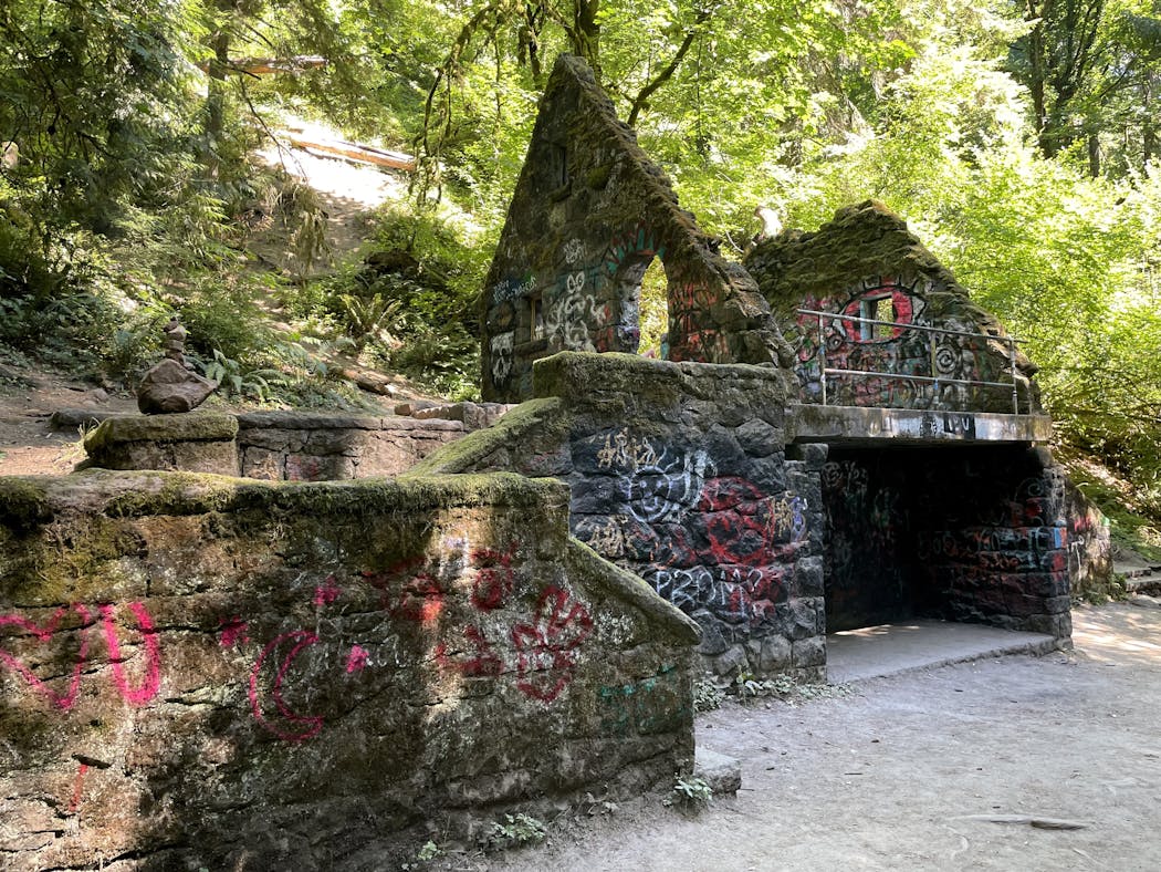 The “Witch’s Castle” in Forest Park embodies Portland’s quirky sensibility.