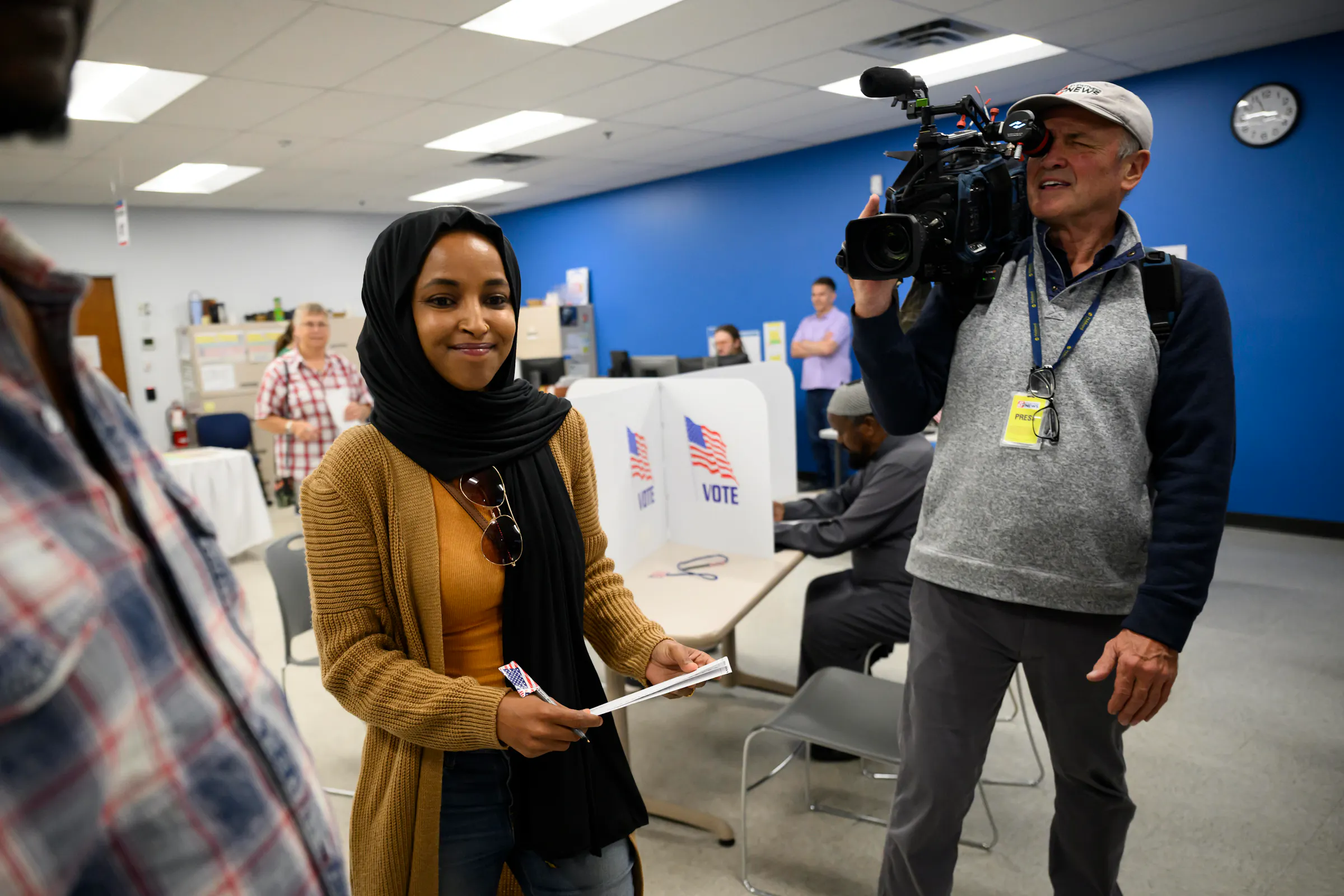Rep. Ilhan Omar fires back after Trump accuses her of using an alias