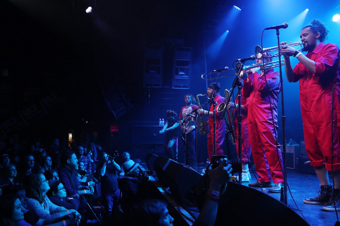 Black Market Brass, seen here at 89.3 the Current's 12th anniversary party in 2017, were supposed to play a two-nighter at Icehouse to promote their new album, "Undying Thirst."