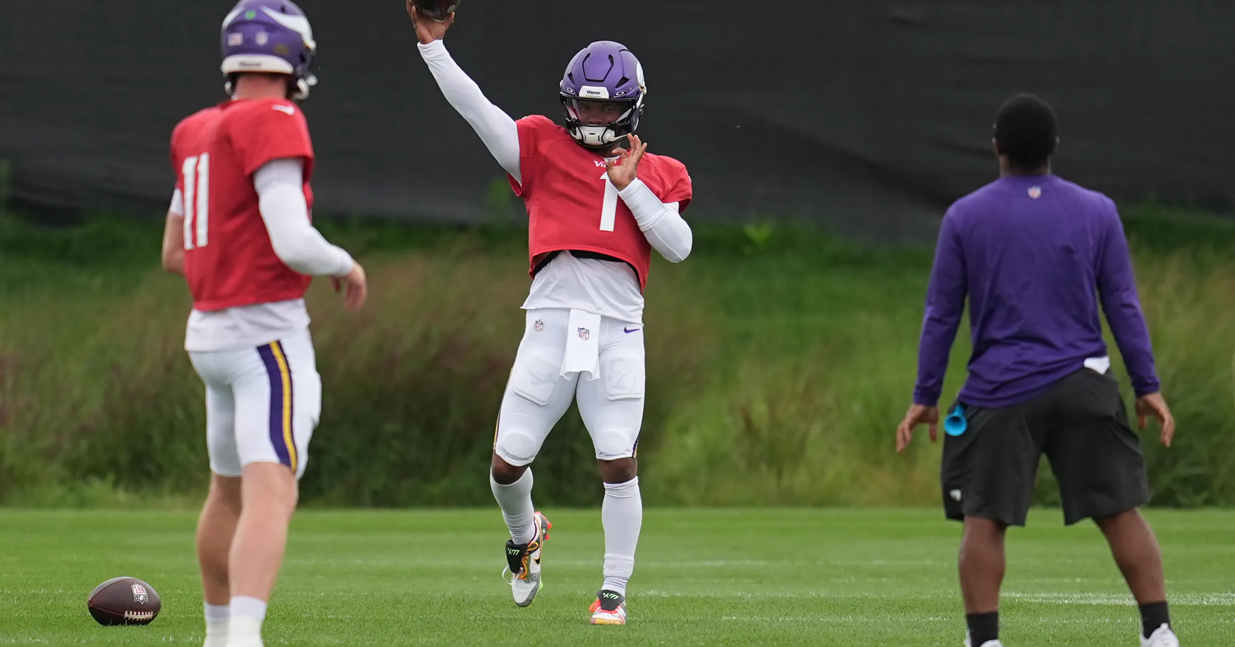 Vikings offense excels in joint practice against Ravens