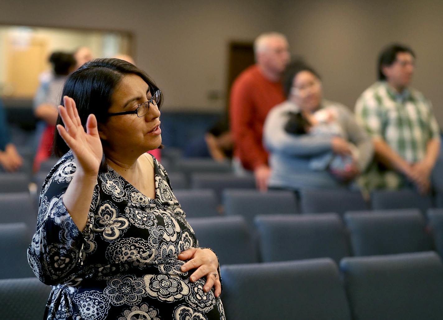 Maria del Carmen Jimenez is part of a growing Central American community in Morris, Minn.