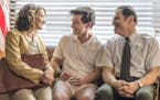 Jennifer Grey, from left, Craig Roberts, and Richard Kind play a family in Amazon Prime's witty comedy, "Red Oaks," returning for a second season on F