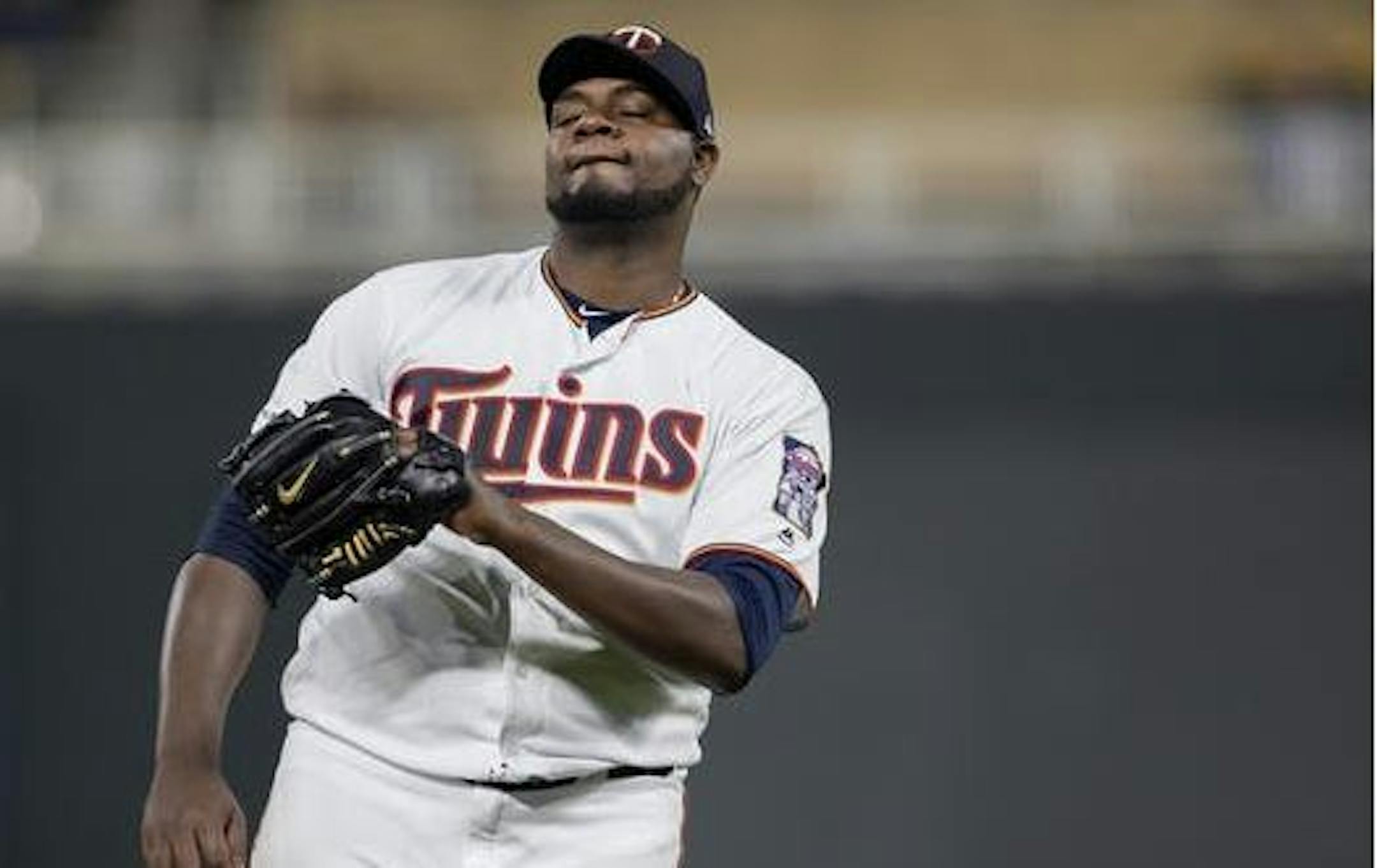 Twins pitcher Michael Pineda was 31-31 with a 4.16 ERA in four seasons with the Yankees.