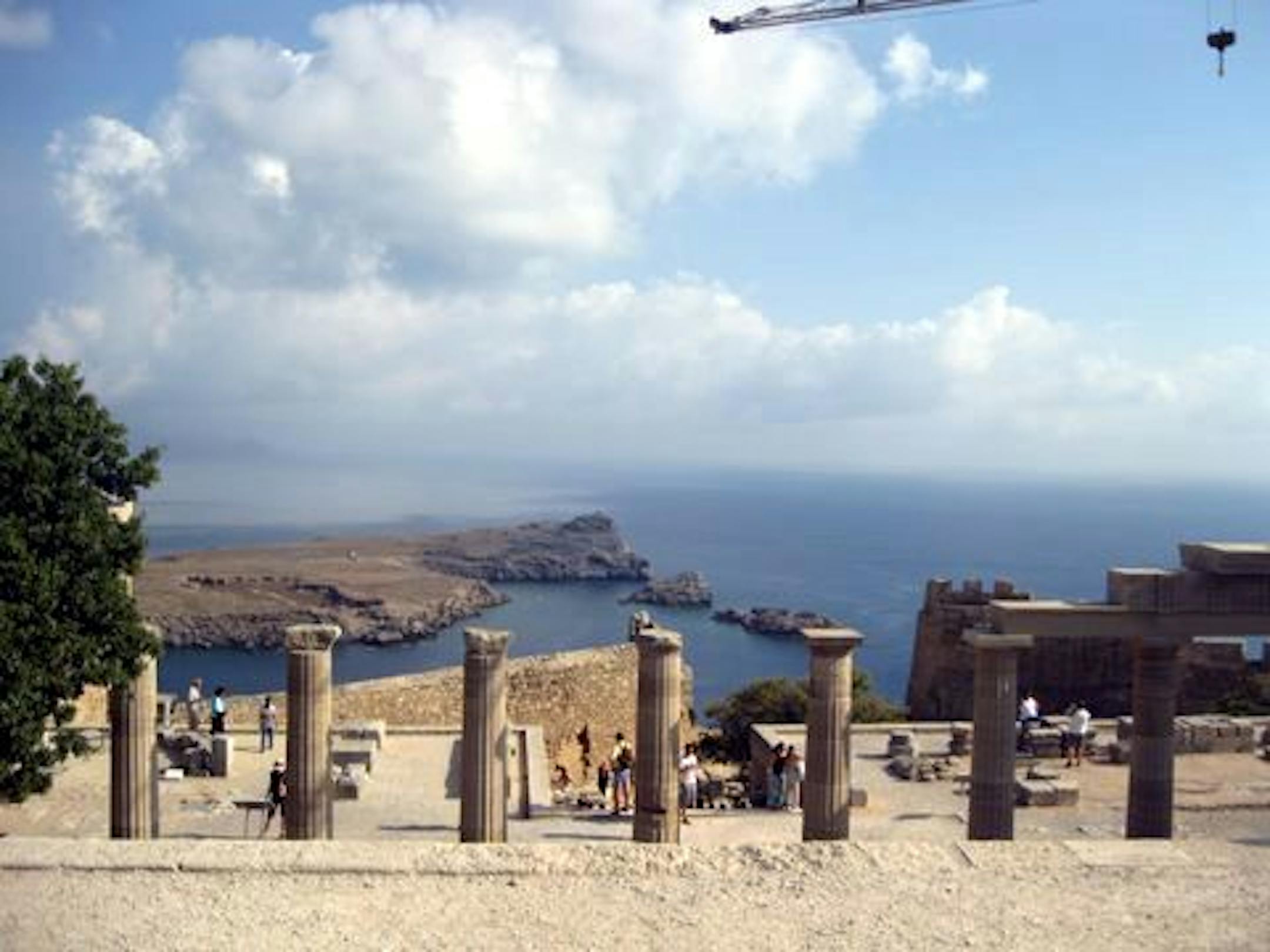 Rhodes, with its many Greek ruins, is a popular stop for Serendipity's Mediterranean cruises.