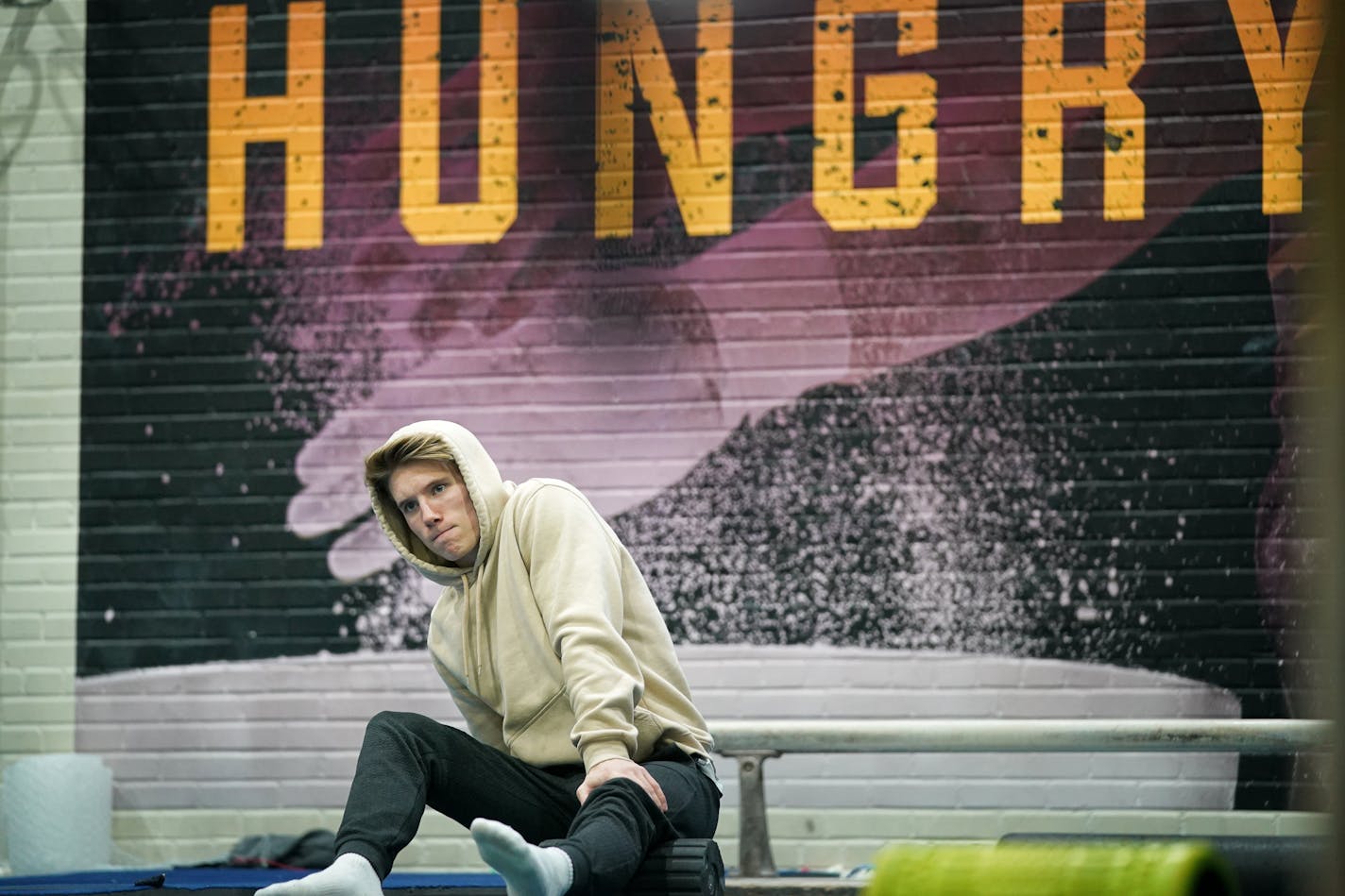 University of Minnesota gymnast Shane Wiskus, in February.