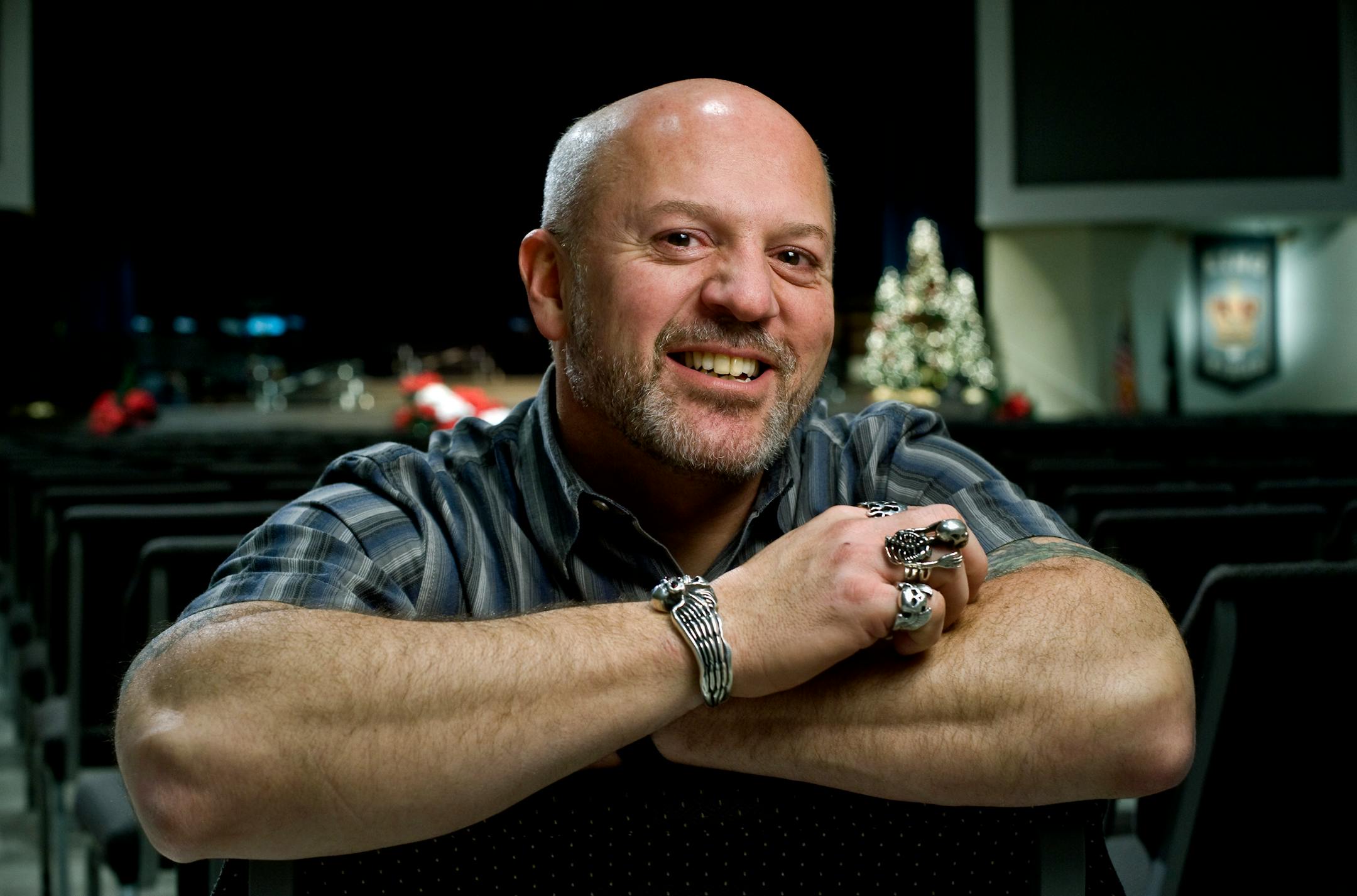 Mike Haseltine is the Harley-riding pastor of Maranatha Assembly of God church in Forest Lake.