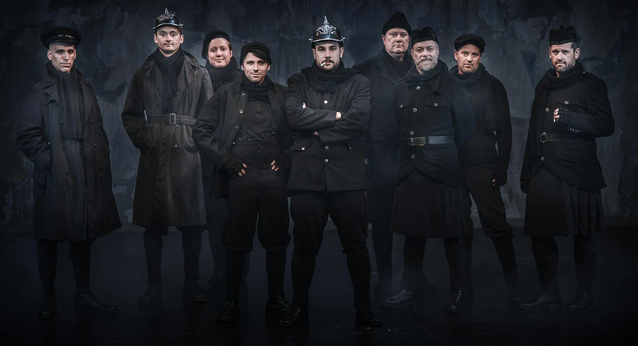 Allen Weeks credit
Cast of Theater Latte Daís "All is Calm"