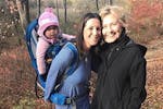 Margot Gerster posted this Facebook photo of her and her daughter with Hillary Clinton.