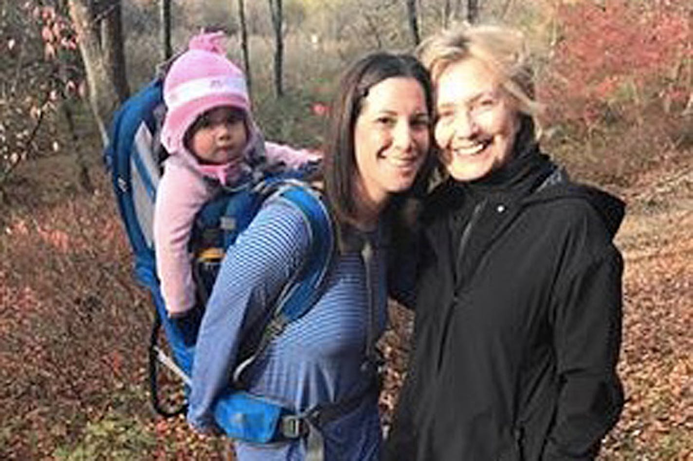 Margot Gerster posted this Facebook photo of her and her daughter with Hillary Clinton.