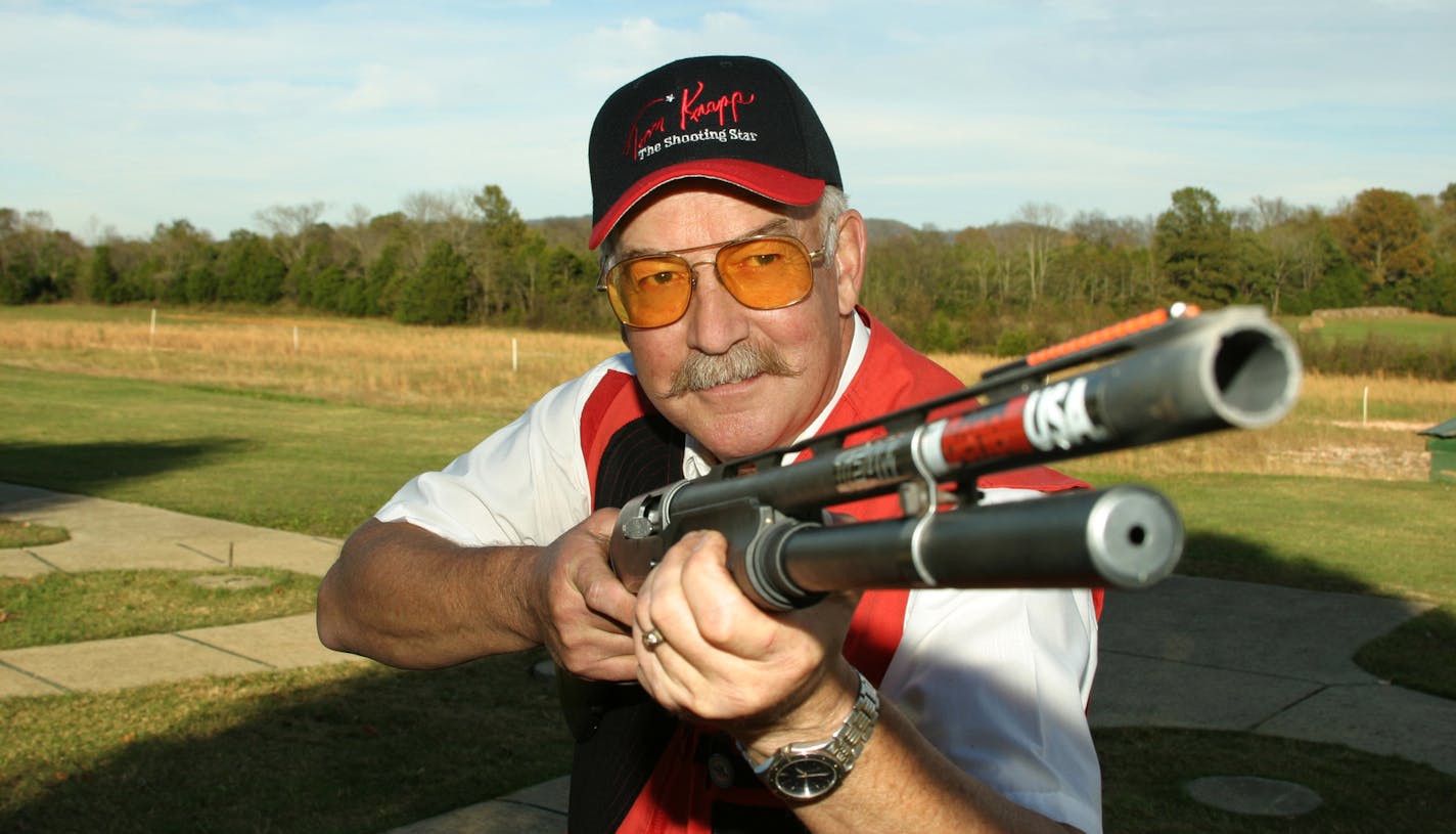 Tom Knapp of Elk River -- The Shooting Star -- was considered the top exhibition shooter in the world. He passed away last week at age 62. ORG XMIT: MIN2013043011560052