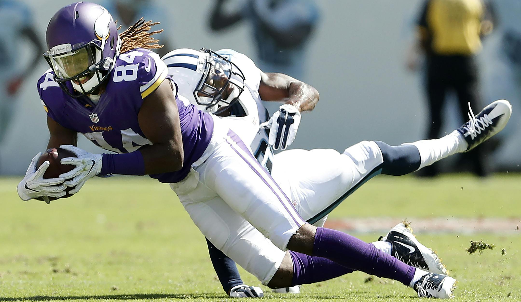 Minnesota Vikings Cordarrelle Patterson (84). ] CARLOS GONZALEZ cgonzalez@startribune.com - September 11, 2016, Nashville, TN, Nissan Stadium, NFL, Minnesota Vikings vs. Tennessee Titans