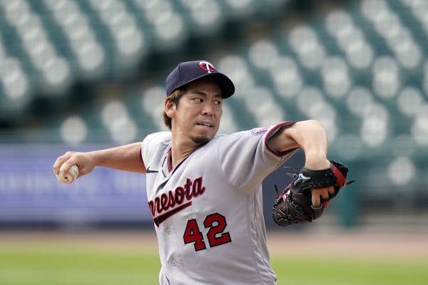Twins starting pitcher Kenta Maeda recorded his first loss as a Twin against Detroit on Sunday, falling to 4-1.
