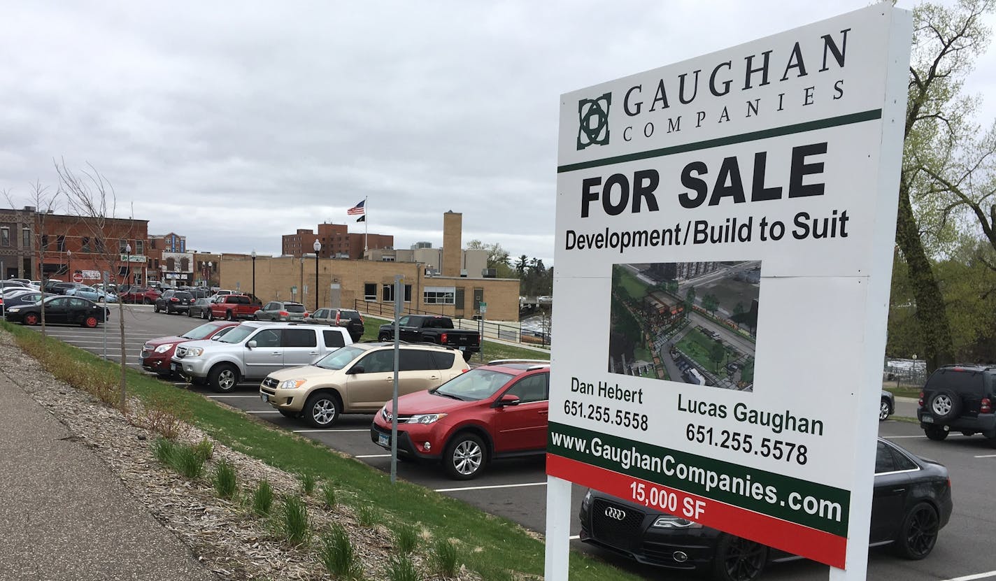 This site near downtown is one of 23 in Anoka's development look book. The pamphlet is a key part of the city's strategy to get open scraps of land back on the tax rolls, and things are heating up.