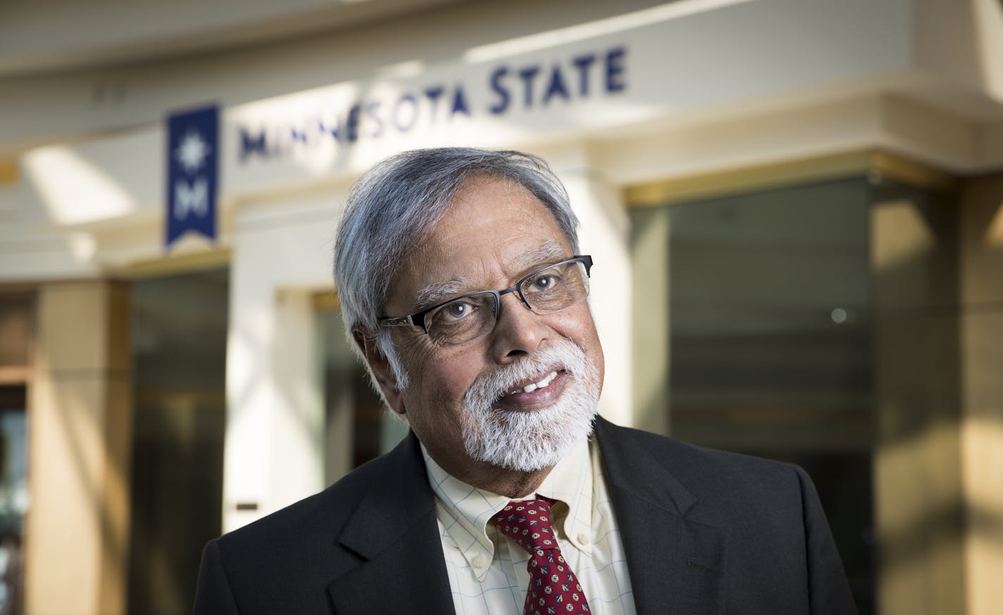 Devinder Malhotra will be the interim chancellor of Minnesota State college system when the current retires this summer. Photographed on Tuesday, February 21, 2017 in St. Paul, Minn. ] RENEE JONES SCHNEIDER &#xef; renee.jones@startribune.com