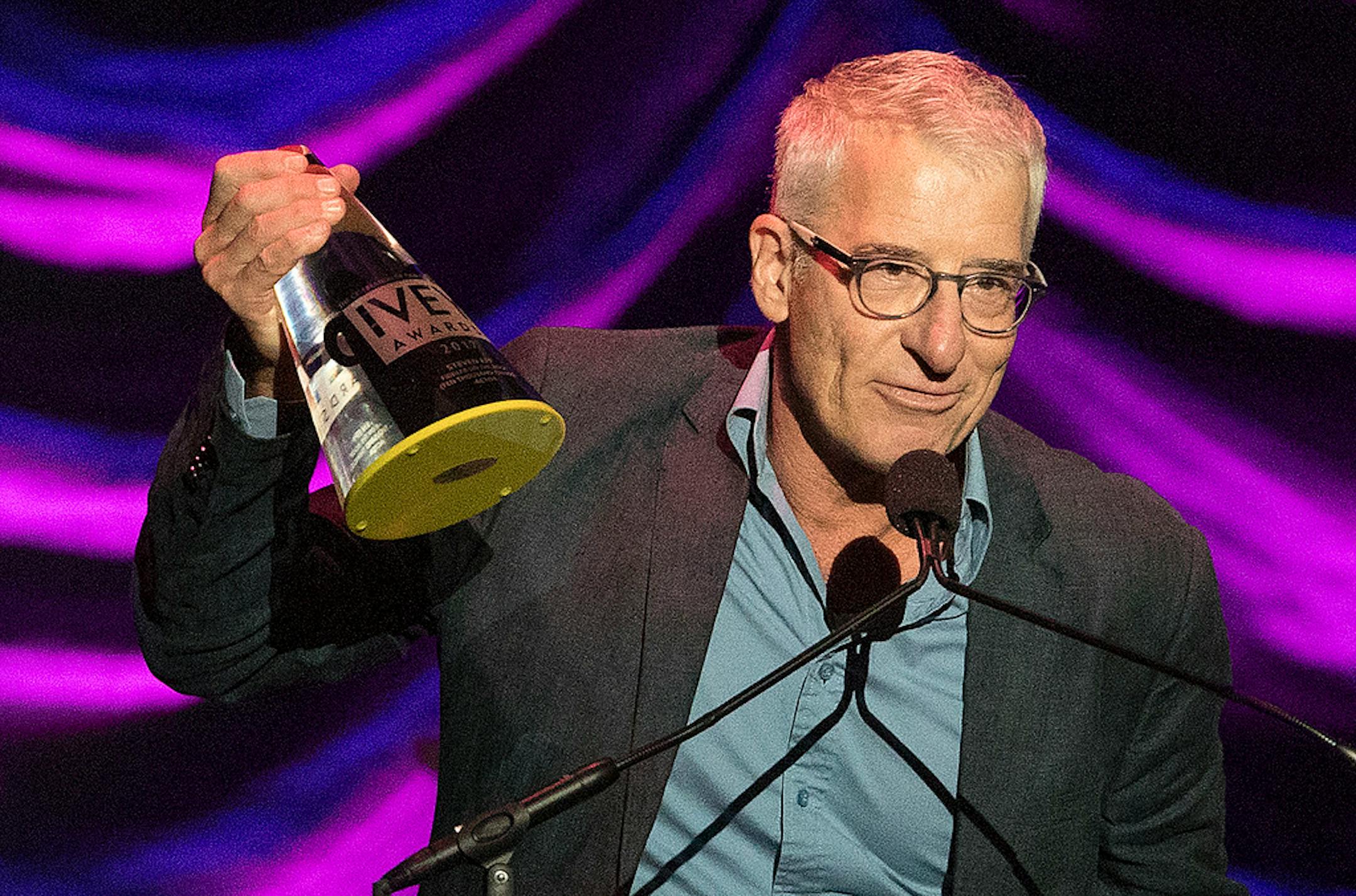 Steven Epp won for playing Tevye in "Fiddler on the Roof" at the Ivey Awards in 2017.
