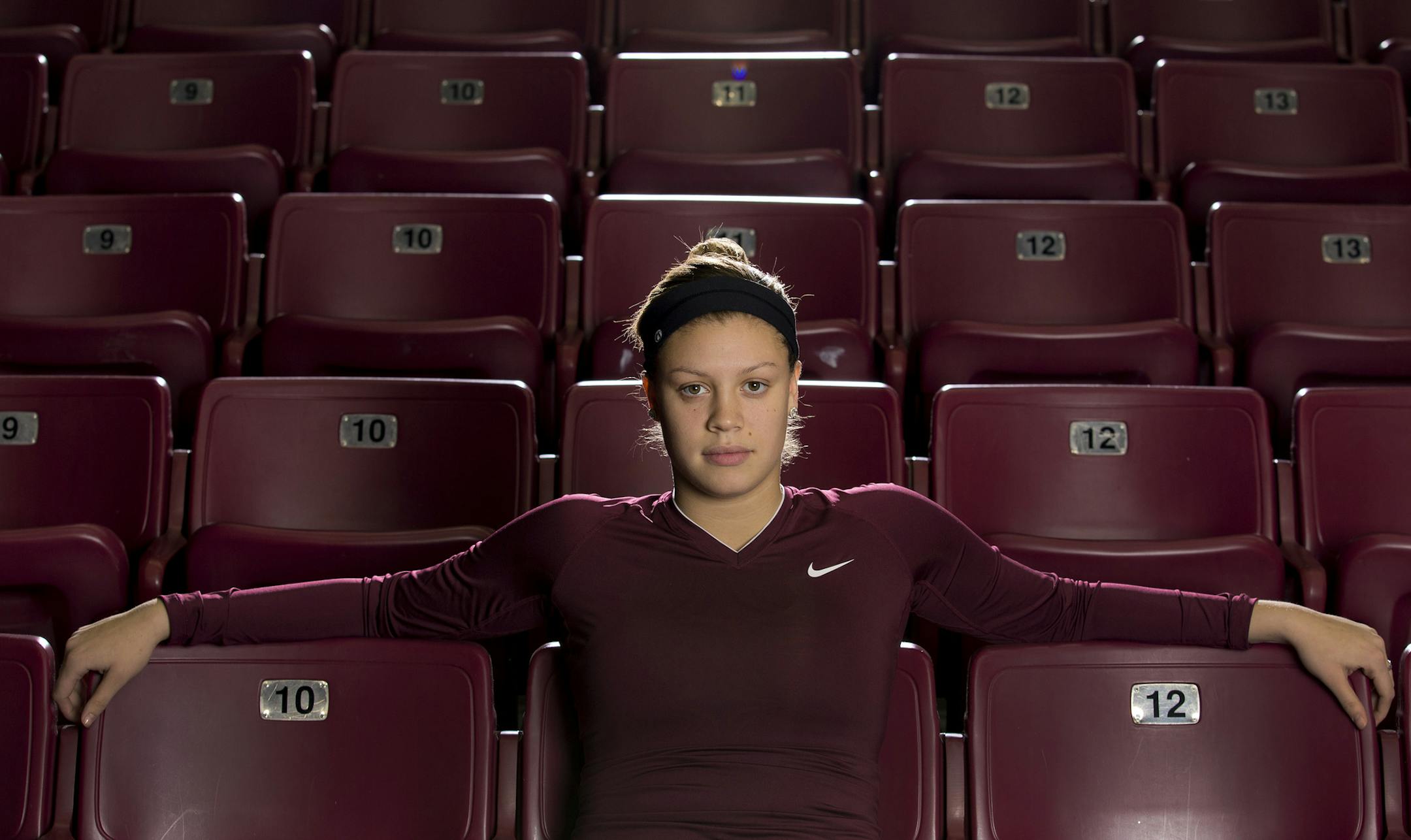 University of Minnesota Basketball &#x201a;&#xc4;&#xec; Rachel Banham ] CARLOS GONZALEZ cgonzalez@startribune.com October 28, 2013, Minneapolis, Minn., Williams Arena, NCAA Basketball, University of Minnesota Gophers