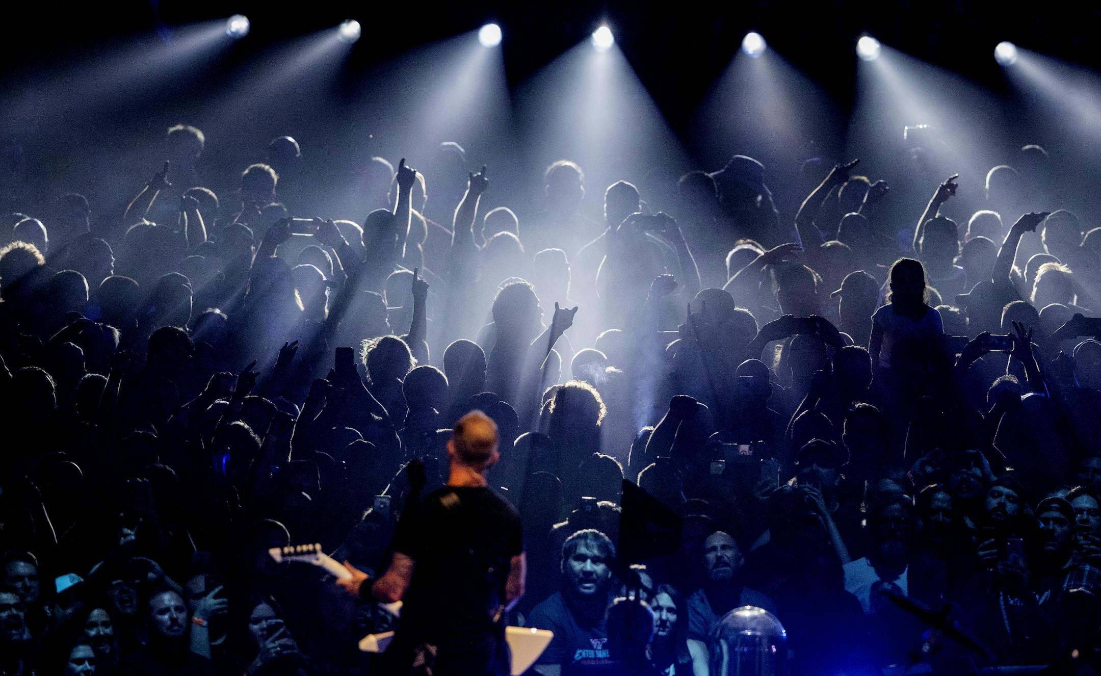 James Hetfield of Metallica performed at Target Center.