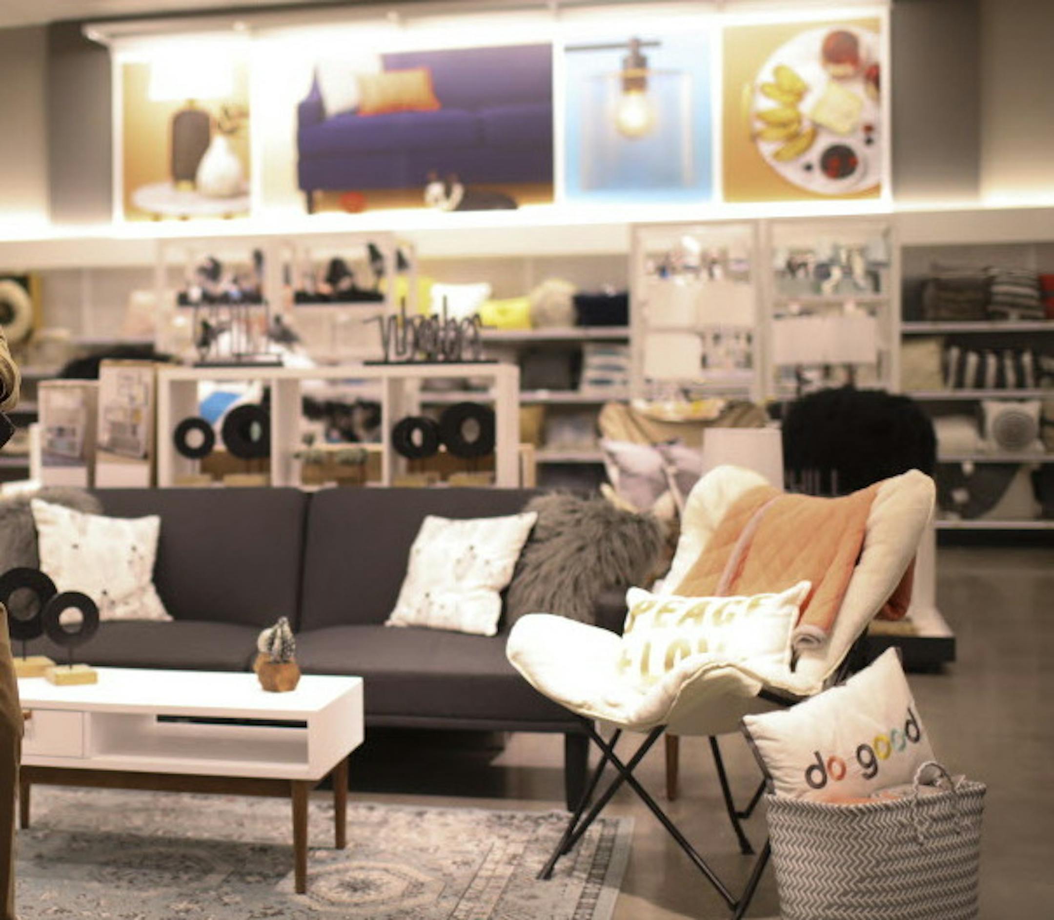 Joe Perdew, Target's Vice President for Store Planning & Design, in the furniture department of the downtown Minneapolis store. ] JEFF WHEELER ï jeff.wheeler@startribune.com Target's Vice President for Store Planning & Design, Joe Perdew, led a tour of the newly remodeled downtown Minneapolis Target store Monday afternoon, August 14, 2017.