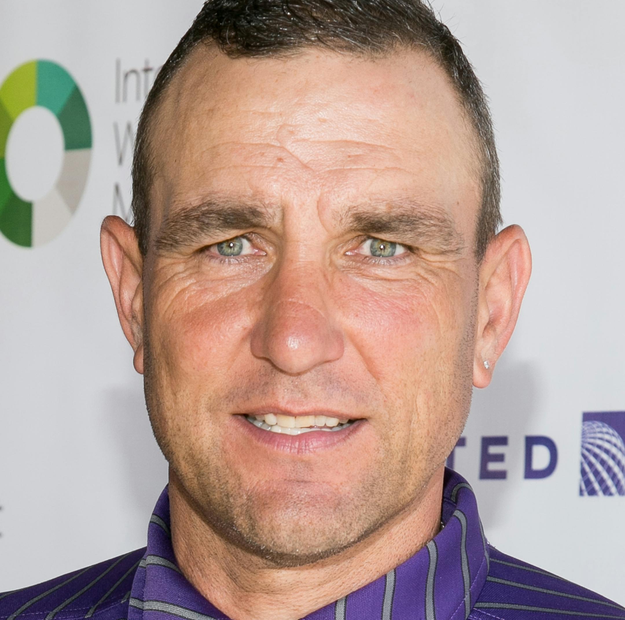 Vinnie Jones attends at The Screen Actors Guild Foundation's 6th Annual Los Angeles Golf Classic on Monday, June 8, 2015, in Burbank, Calif. (Photo by John Salangsang/Invision/AP) ORG XMIT: INVW
