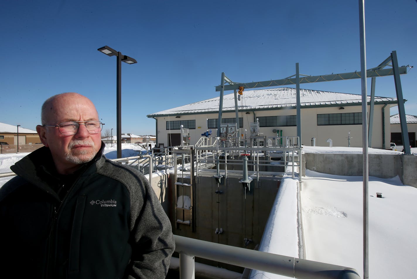 East Bethel City Administrator Jack Davis stands outside the new water treatment facility in East Bethel, MN on February 6, 2014. ] JOELKOYAMA&#x201a;&#xc4;&#xa2;jkoyama@startribune This sprawling northern Anoka County burb with 11,000 people but no grocery store or restaurant, really a city in name only, had a chance to make the next big suburban splash. Property values were up, up, up. People desperate to get into the housing market, were stomaching longer commutes to buy a piece of suburbia.