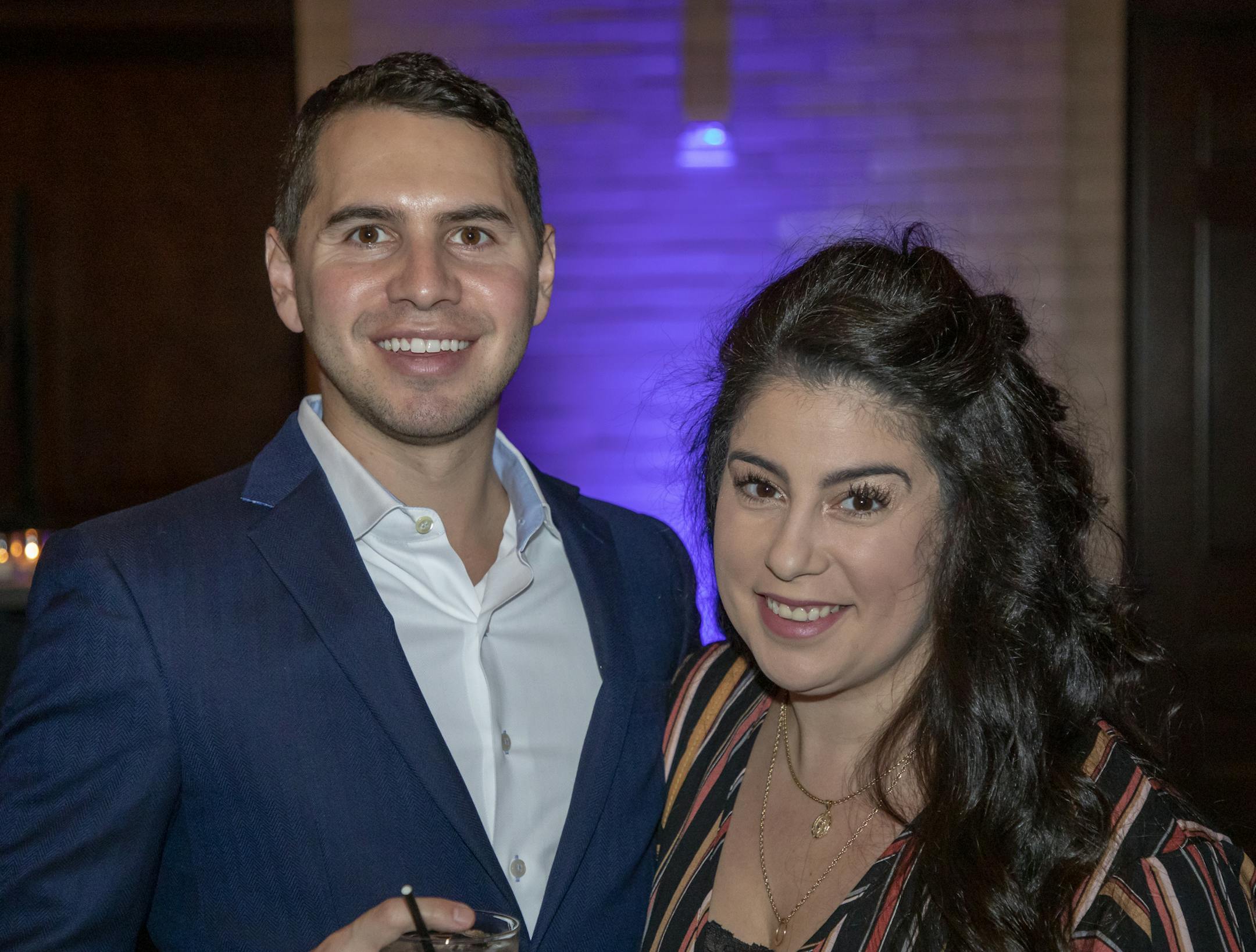 Derek & Gabrielle Engler at the 2020 Diamond Awards. [ Special to Star Tribune, photo by Matt Blewett, Matte B Photography, matt@mattebphoto.com, Diamond Awards, University of Minnesota, The Depot, Jan. 23, 2020, Minnesota, SAXO 1010220595 FACE020220