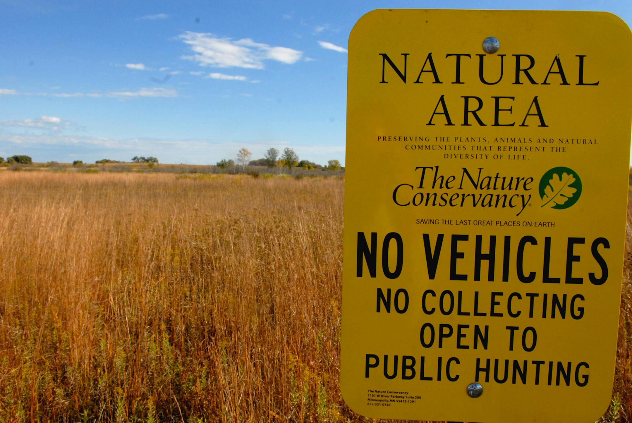 The 300 acres purchased from Bill Keller will be part of a habitat corridor that will connect with other lands that benefit soil conservation and wildlife, including this adjacent natural area owned by The Nature Conservancy.
