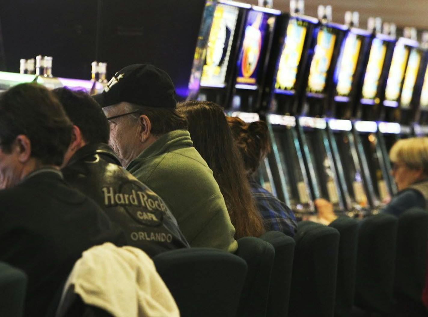 Slot players at the Fond du Luth Casino in this Star Tribune file photo.