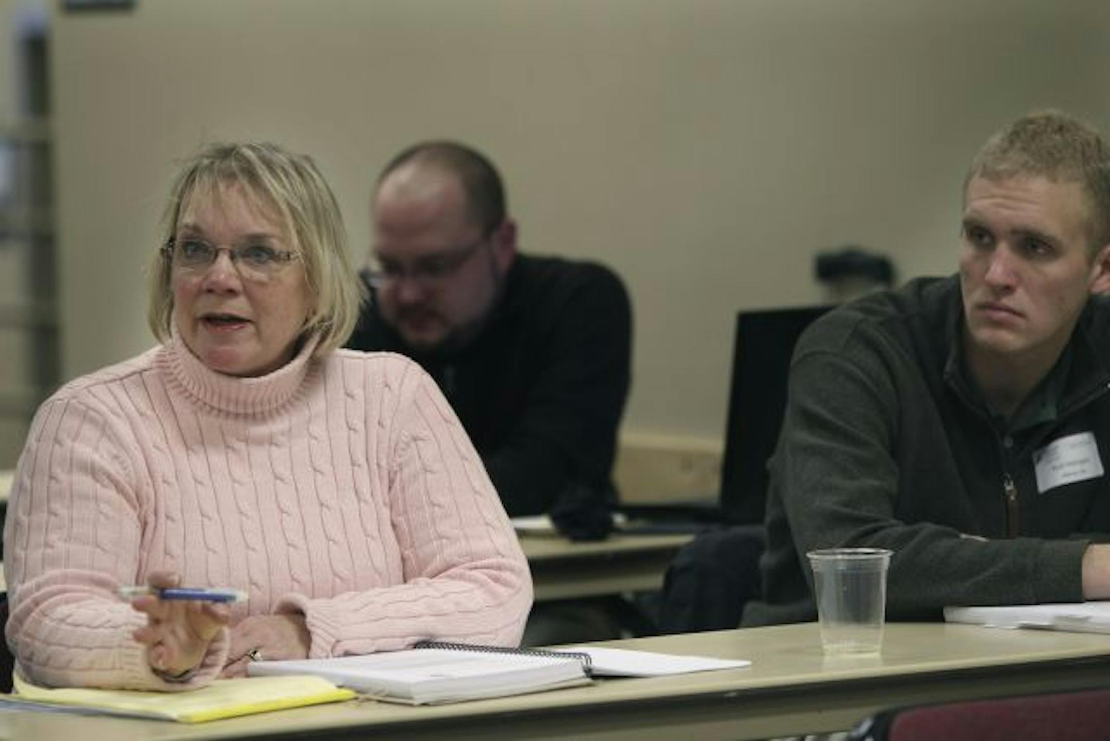 Julie Bjorklund, a residential appraiser, was among the participants in Atwood's class. She's concerned about proposed rule changes.