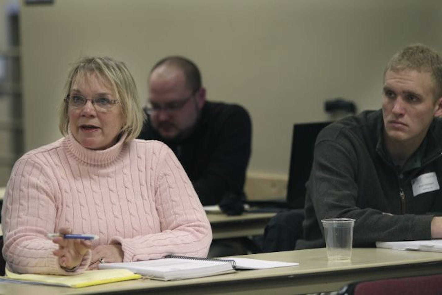 Julie Bjorklund, a residential appraiser, was among the participants in Atwood's class. She's concerned about proposed rule changes.