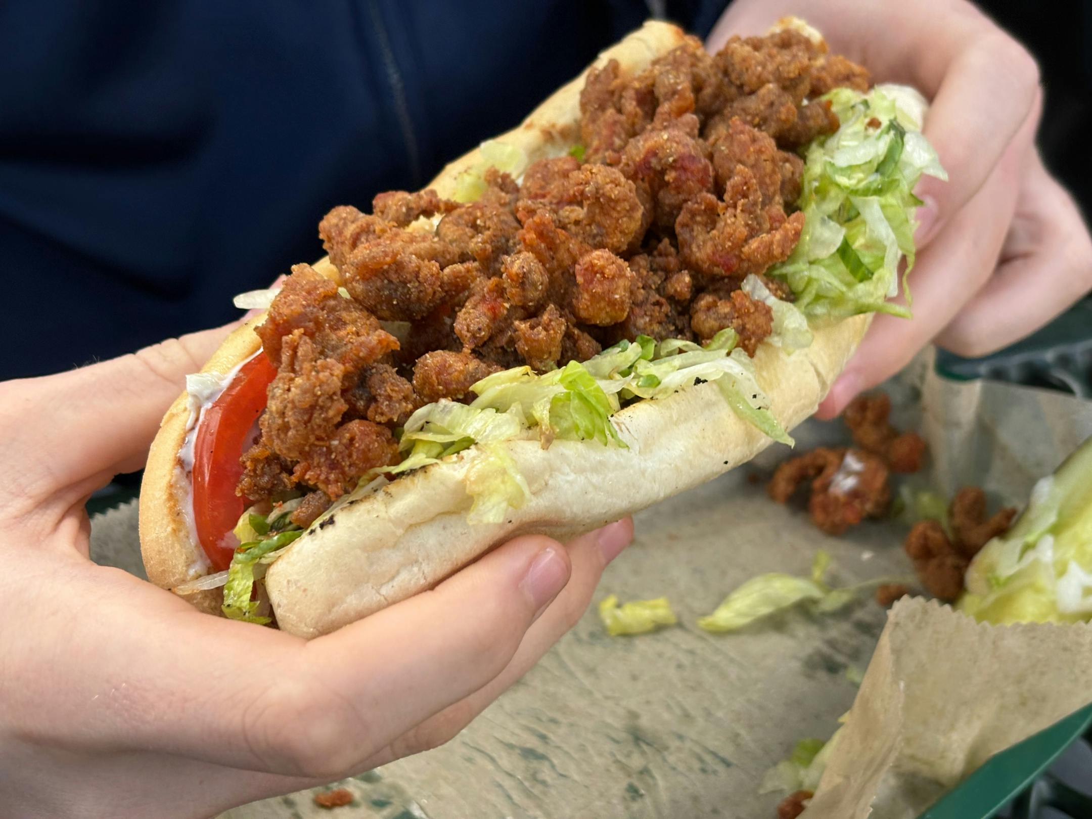 Crawfish Po' Boy from Sea Salt Eatery