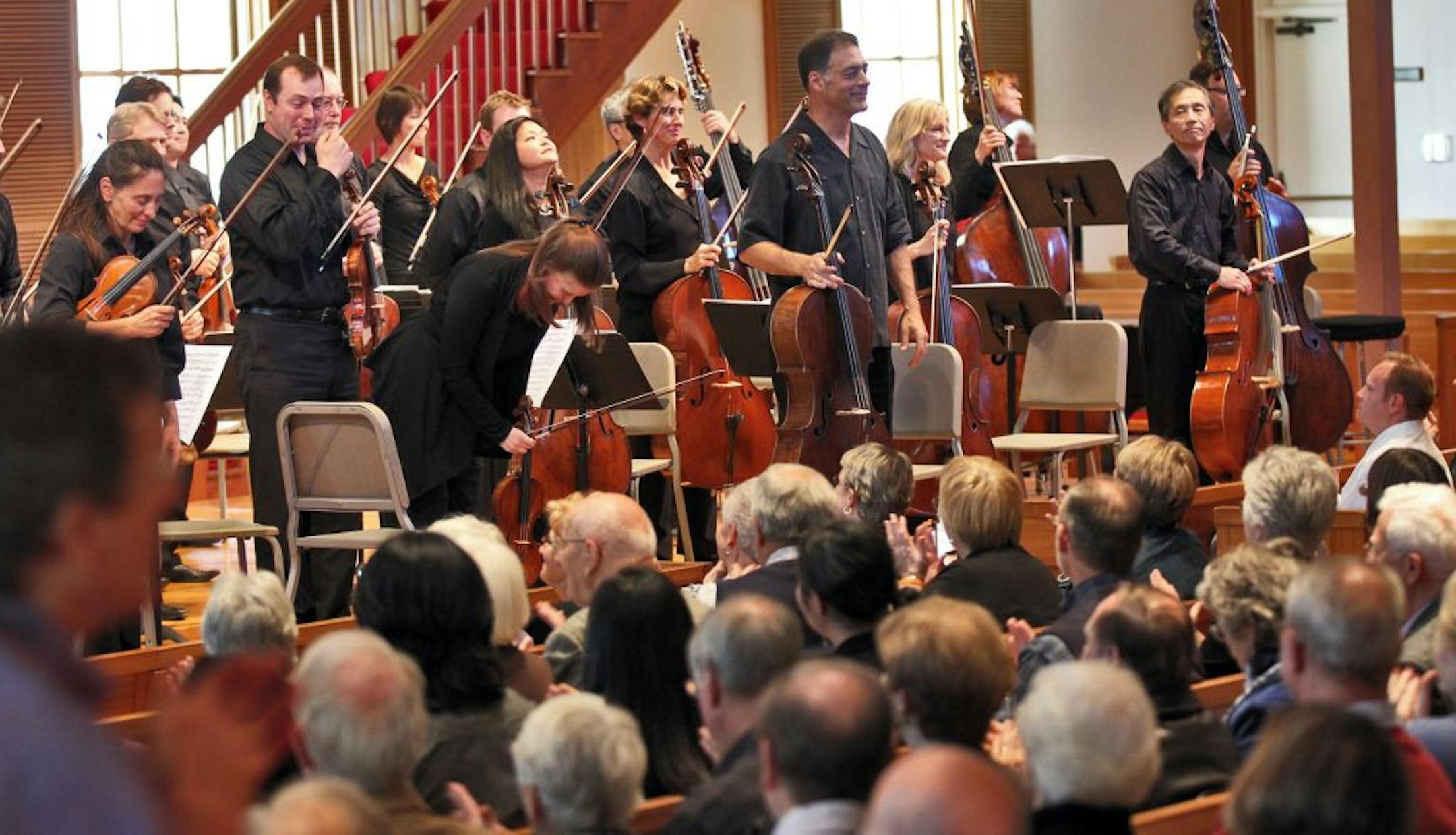 Members of the Minnesota Orchestra performed at Colonial Church in Edina recently.