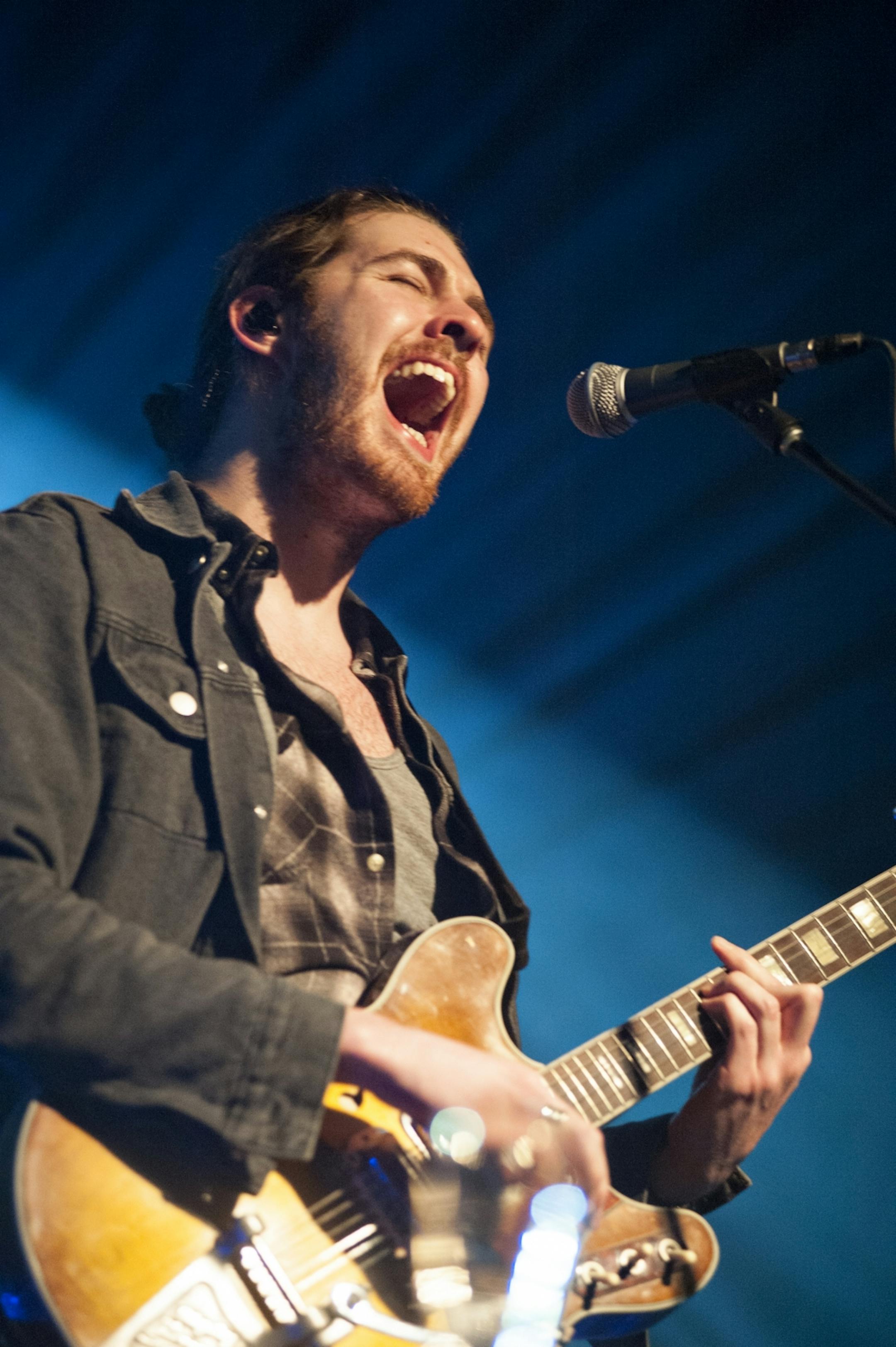 Hozier performs at First Avenue on Friday, Feb. 20, 2015.