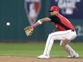 Royce Lewis, of the Minnesota Twins, makes a play on a ball hit by Cristian Pache, of the Atlanta Braves, during the seventh inning of the MLB All-Sta