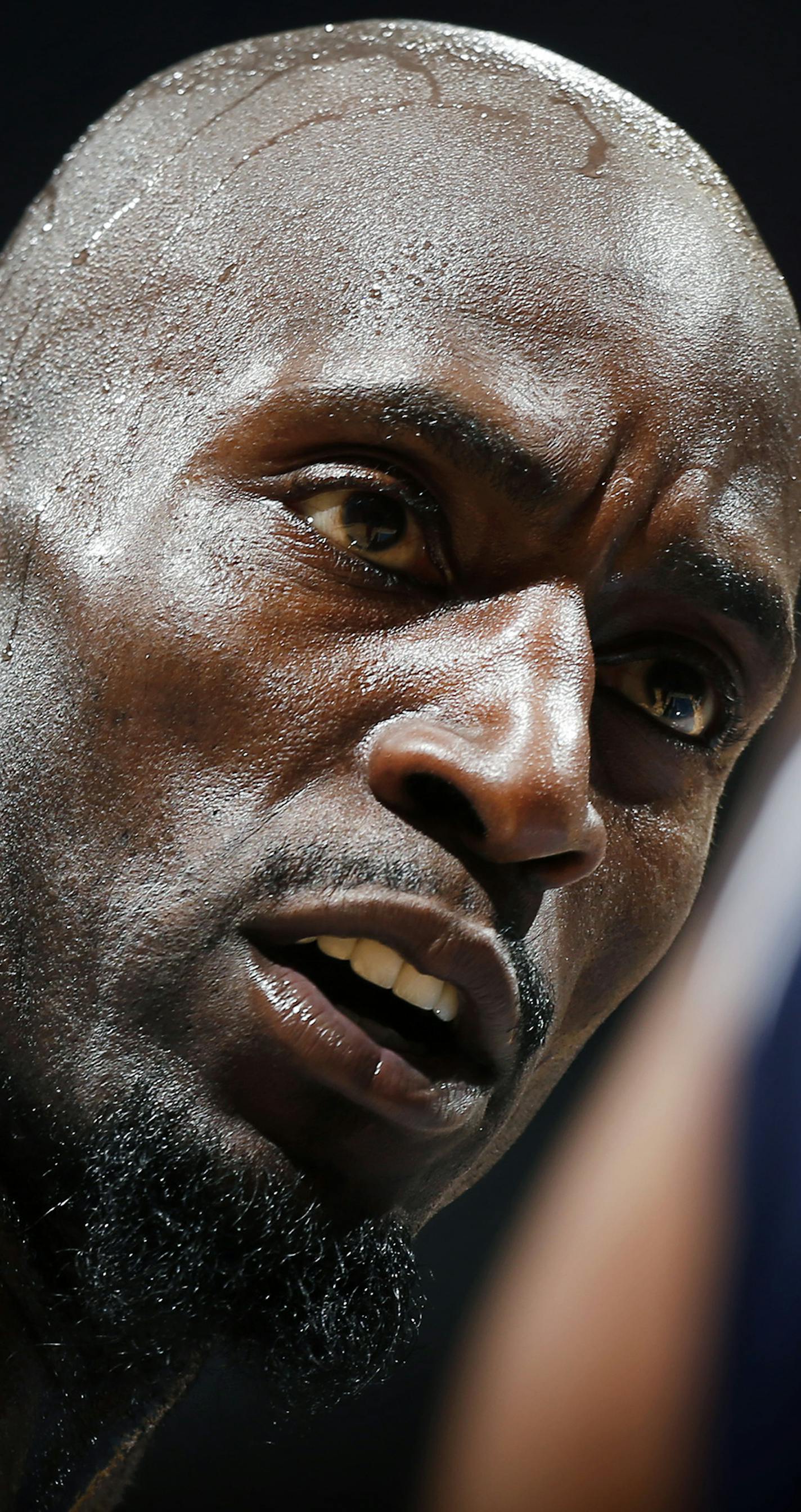 Kevin Garnett (21) in the second quarter. ] CARLOS GONZALEZ cgonzalez@startribune.com, February 25, 2015, Minneapolis, MN, Target Center, NBA, Minnesota Timberwolves vs. Washington Wizards