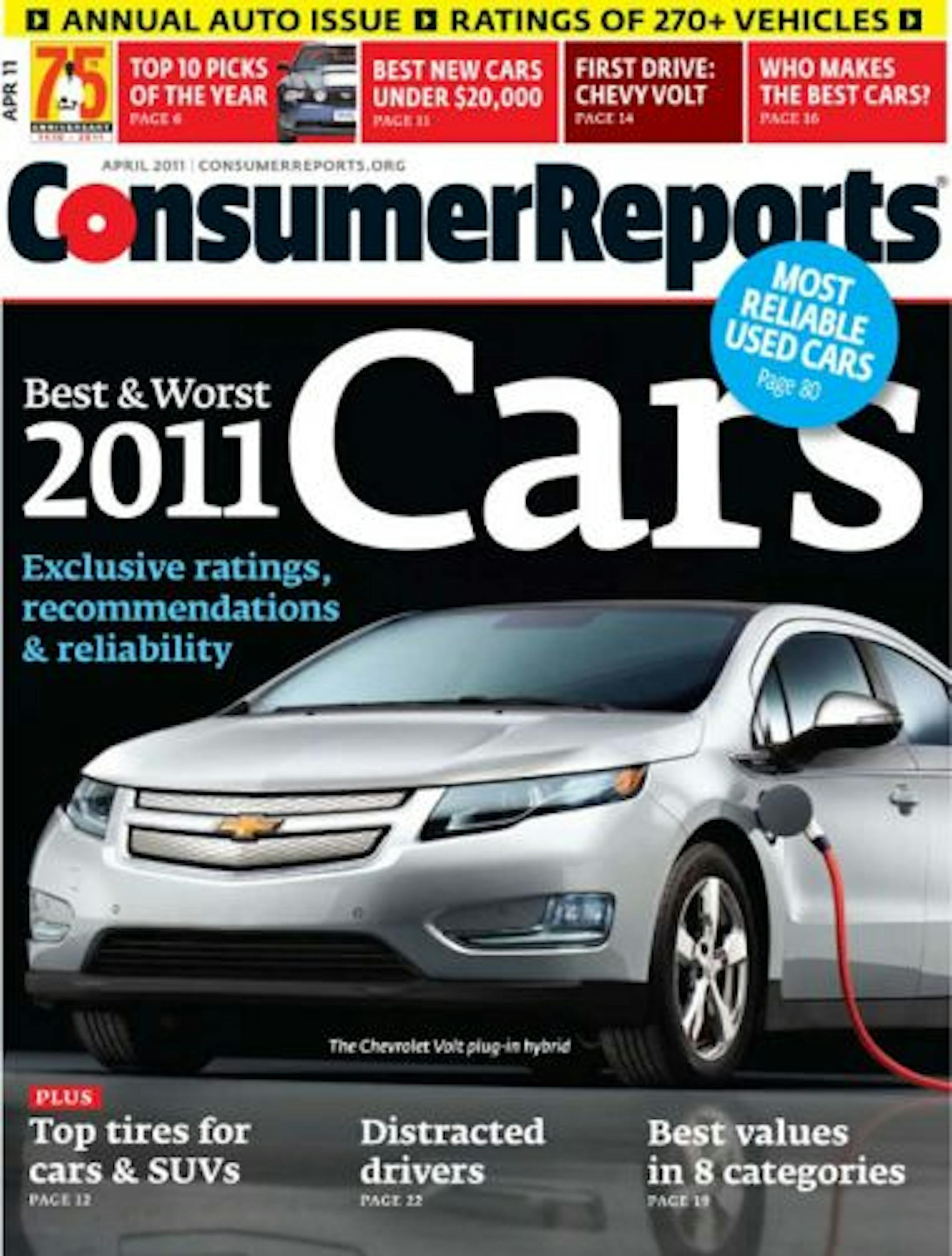 Consumer Reports April 2011