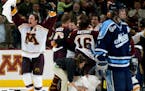 The Gophers' John Pohl notched three points in the 2002 NCAA hockey championship game.