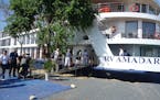 AmaWaterways cruise ship passengers board the AmaDara. Photo by Wesley K.H. Teo