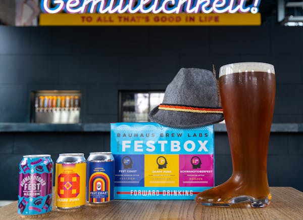 Bauhaus Brew Labs' Fest box features a Variety of Oktoberfest beers. Provided