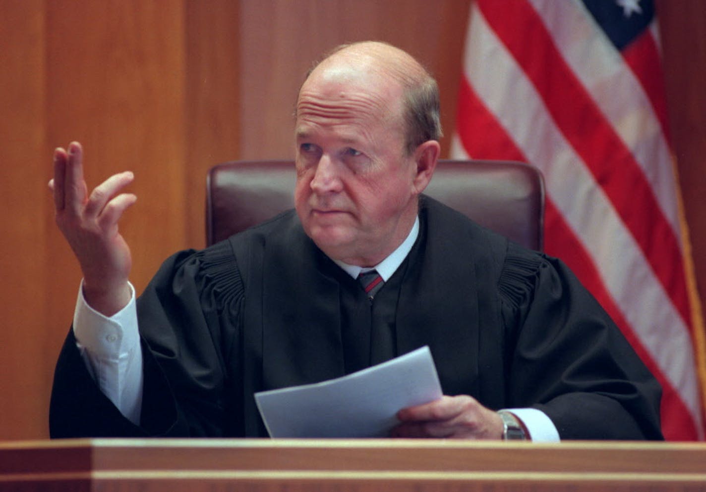 Judge Kenneth Fitzpatrick, who oversaw the state of Minnesota's mammoth lawsuit against the cigarette industry.