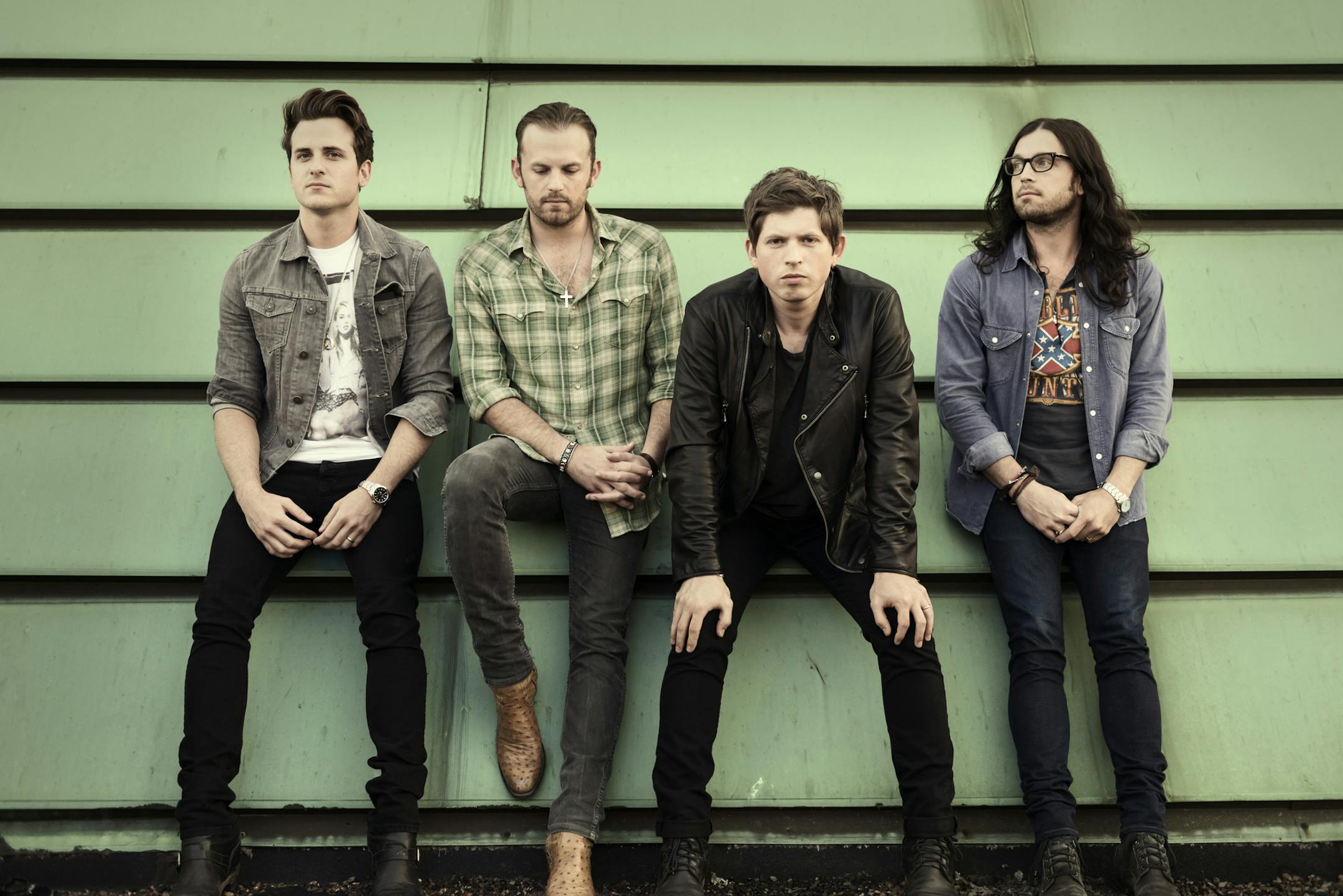 CREDIT Dan Winters Kings of Leon DESCRIPTION L to R:J ared Followill, Caleb Followill, Matthew Followill, Nathan Followill