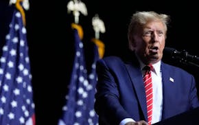 FILE - Republican presidential candidate former President Donald Trump speaks, March 9, 2024, in Rome, Ga.