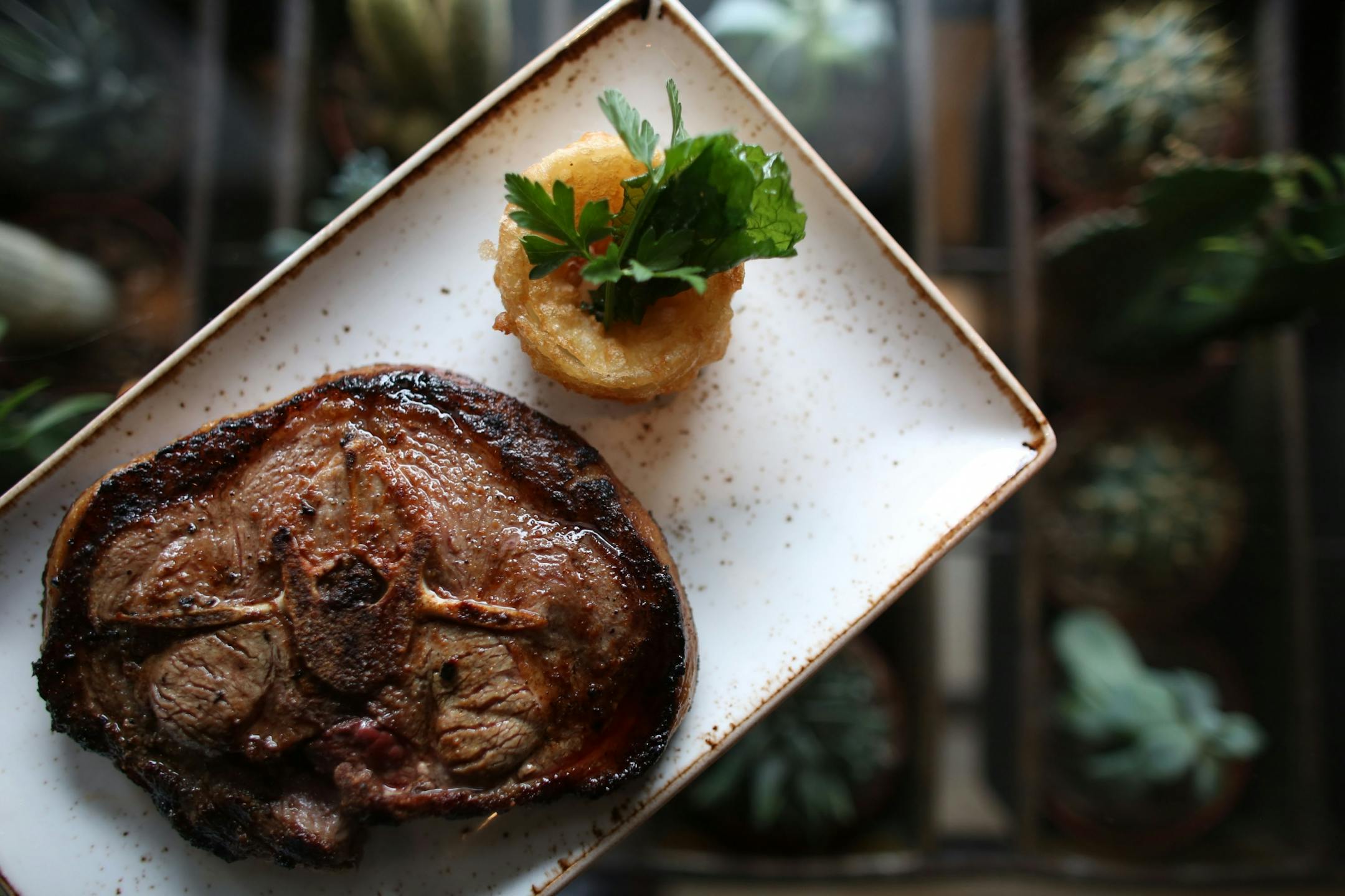 Lamb saddle chop, ] (KYNDELL HARKNESS/STAR TRIBUNE) kyndell.harkness@startribune.com Libertine in Calhoun Square in Minneapolis Min., Friday, October 3, 2014.
