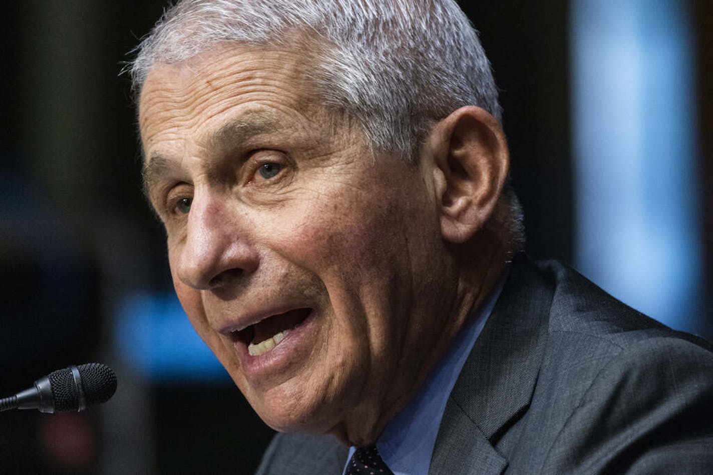 Anthony Fauci, director of the National Institute of Allergy and Infectious Diseases at the National Institutes of Health, said Sunday that he supports getting booster shots of the COVID-19 vaccinations soon to vulnerable Americans. (Jim Lo Scalzo/Pool/Abaca/TNS) ORG XMIT: 23775894W