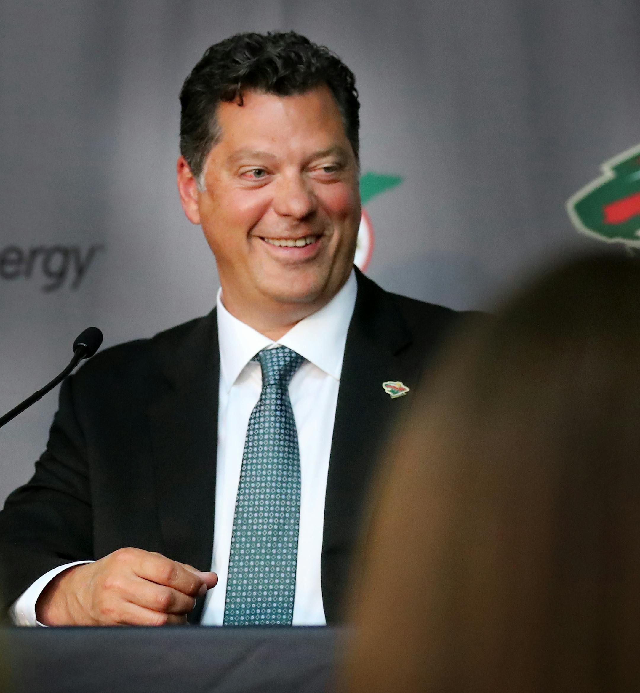 Minnesota Wild owner Craig Leipold, left, introduced new Wild General Manager Bill Guerin at a press conference on Thursday, Aug. 22, 2019, at the Xcel Energy Center in St. Paul, MN.]
DAVID JOLES &#x2022; david.joles@startribune.com
The Minneapolis Park and Recreation Board on Wednesday evening is expected to vote on renaming the parkways and roads surrounding Bde Maka Ska, taking out "Calhoun" and replacing it with the Dakota name.
