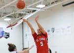 Laura Hauge of St. Croix Lutheran has broken the Minnesota girls basketball career record with 532 three-pointers and counting.
