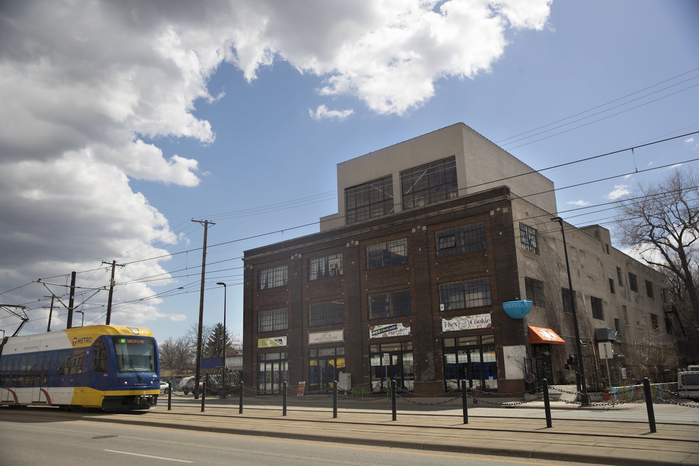 The Art and Architecture building along the University Avenue in Minneapolis.