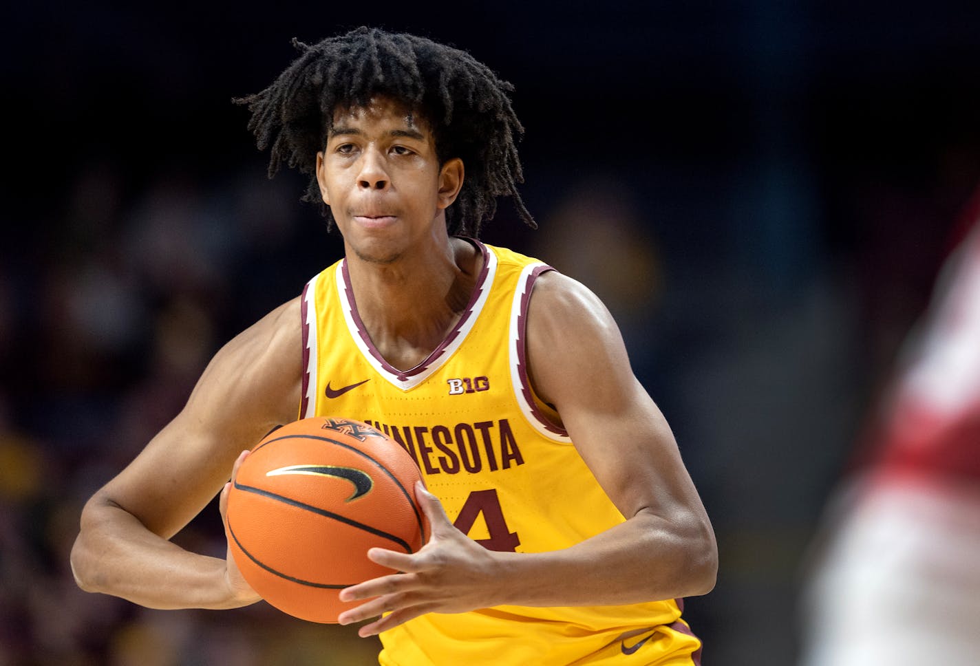 Jaden Henley (24) of the Minnesota Gophers Wednesday, Jan. 25, 2023, at Williams Arena in Minneapolis, Minn. ] CARLOS GONZALEZ • carlos.gonzalez@startribune.com.