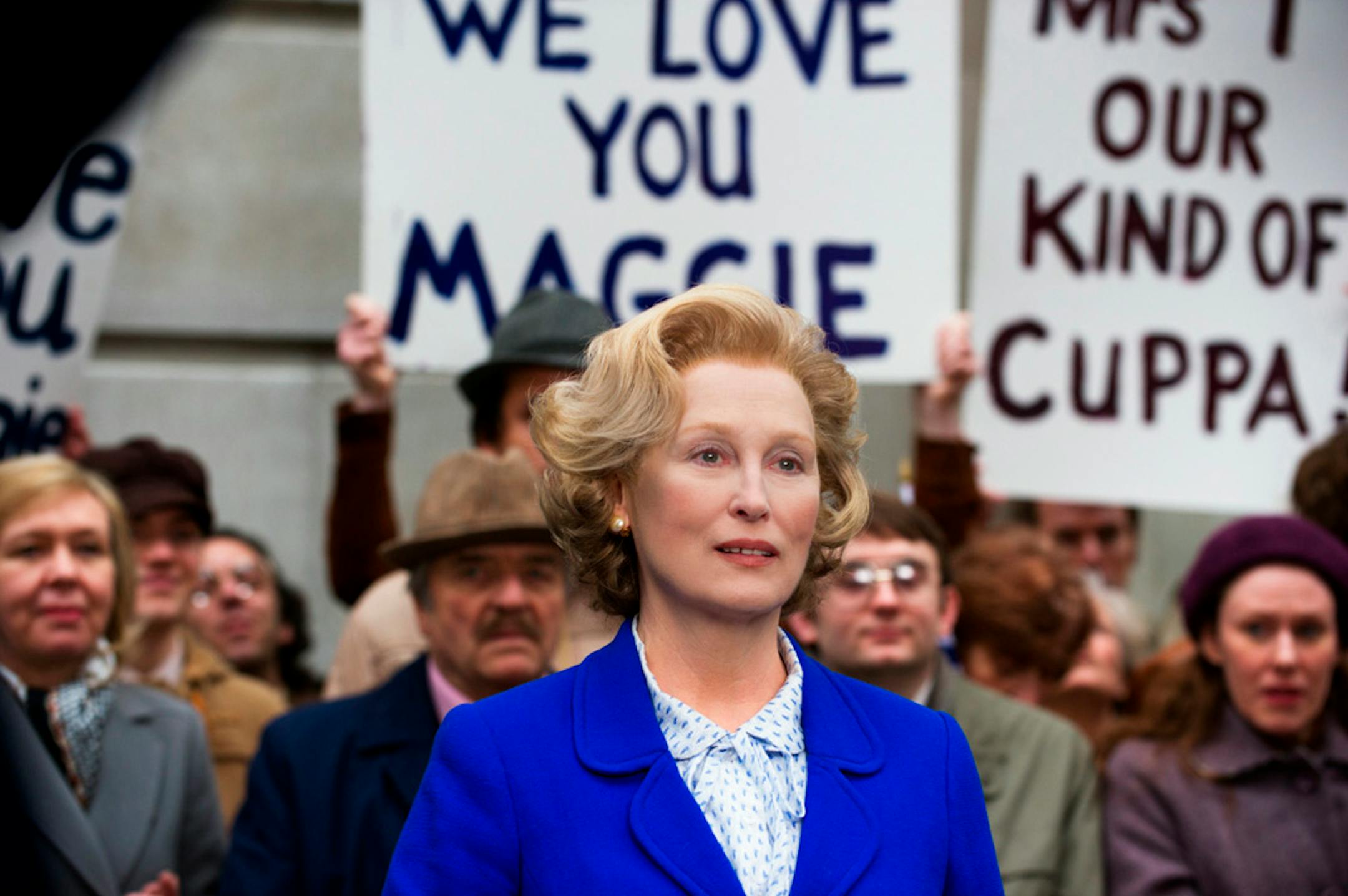 Meryl Streep as Margaret Thatcher in "The Iron Lady."